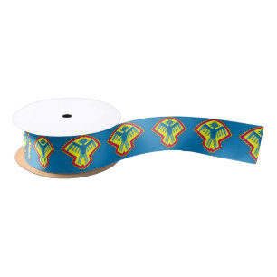 Native American bird Satin Ribbon