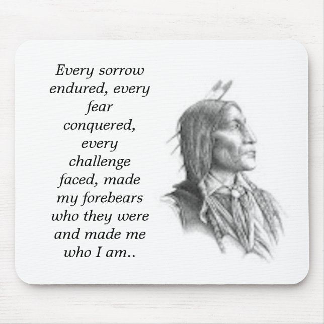 Native American Bound Mousepad (Front)