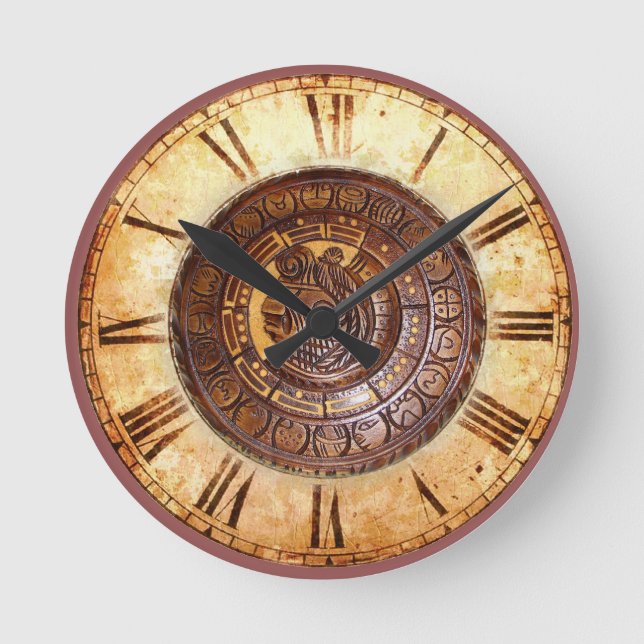 Native American Calendar Round Clock (Front)