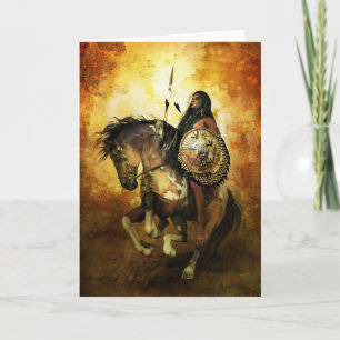 Native American Card Courage