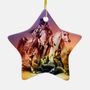 Native American Ceramic Ornament