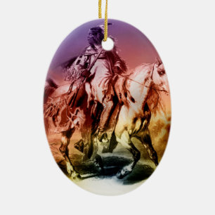Native American Ceramic Ornament