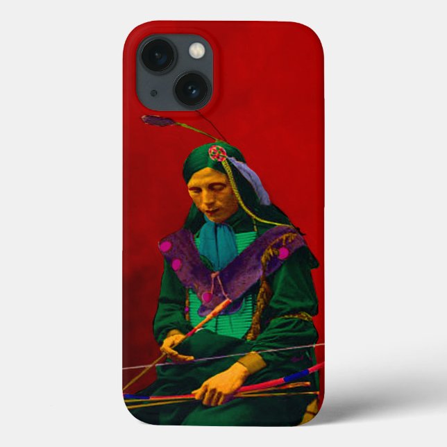 Native American Cherokee Pop Art Case-Mate iPhone Case (Back)