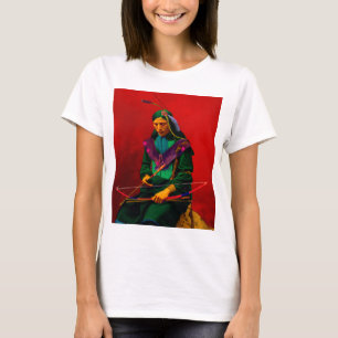 Native American Cherokee Pop Art T-Shirt