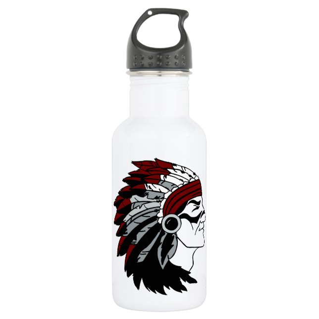 Native American Chief 532 Ml Water Bottle (Front)