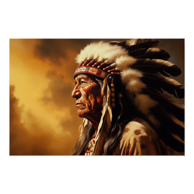 Native American Chief Poster (Front)