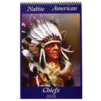 Native American Chiefs Calendar