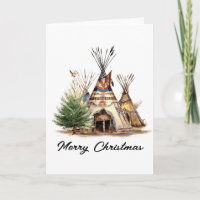 Native American Christmas Card