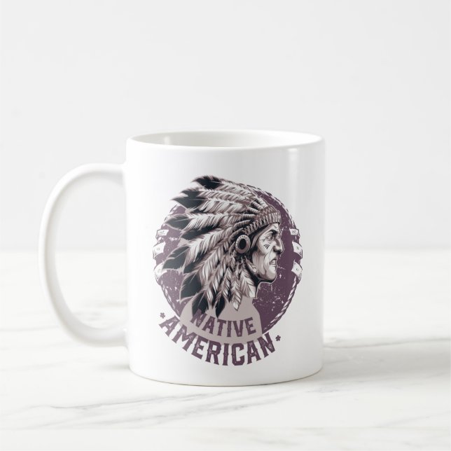 Native American Coffee Mug (Left)