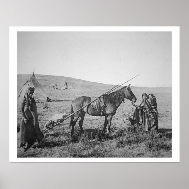 Native American Cree people of Western Canada, c.1 Poster (Front)