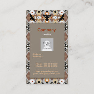 Native American Crow Business Card