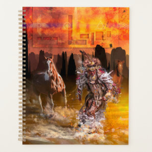 Native American Dancer ROLLING THUNDER #1 org Planner