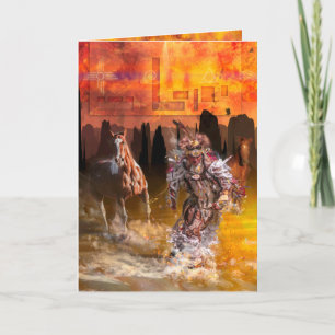 Native American Dancer ROLLING THUNDER Card