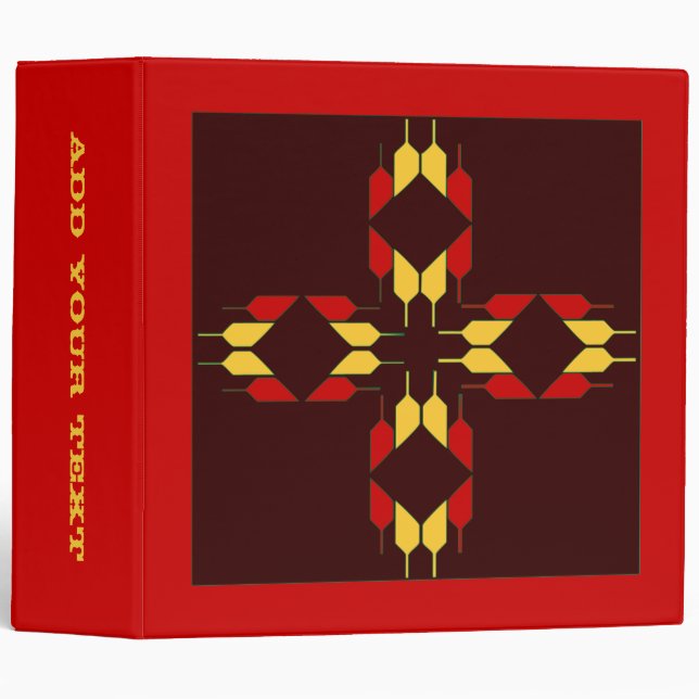 Native American Design Binder (Front/Spine)
