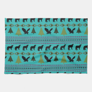 Native American Designs Kitchen Towel