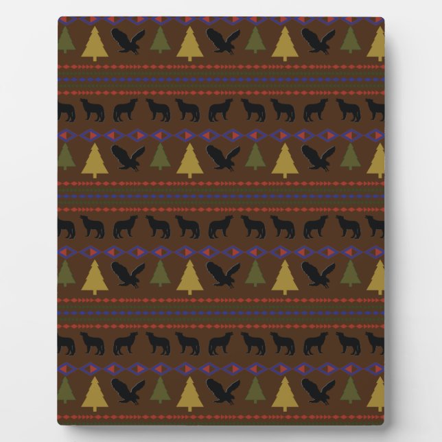 Native American Designs Plaque (Front)