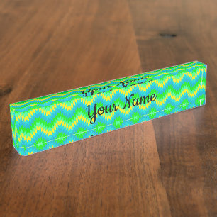 Native American Desk Name Plate