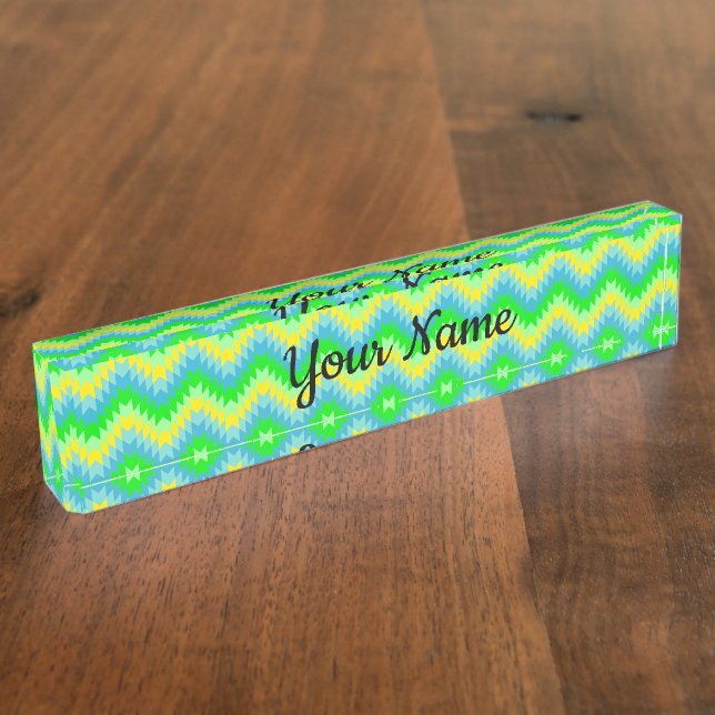 Native American Desk Name Plate (Side)