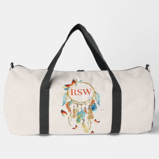 Native American Dream catcher Monogrammed Duffel  Duffle Bag