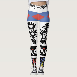 Native American Ethnic Illustration Leggings