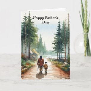 Native American Father's Day Greeting Card