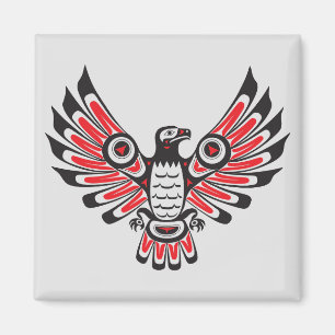 Native American Fire Bird  Magnet