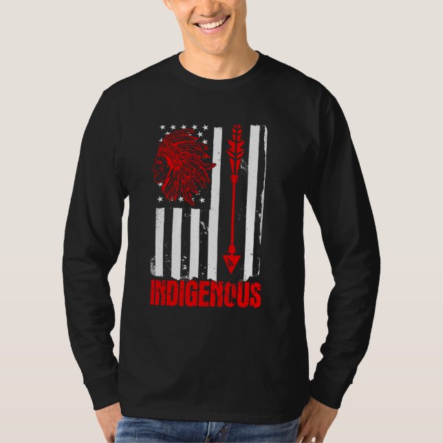 Native American flag T-Shirt (Front)