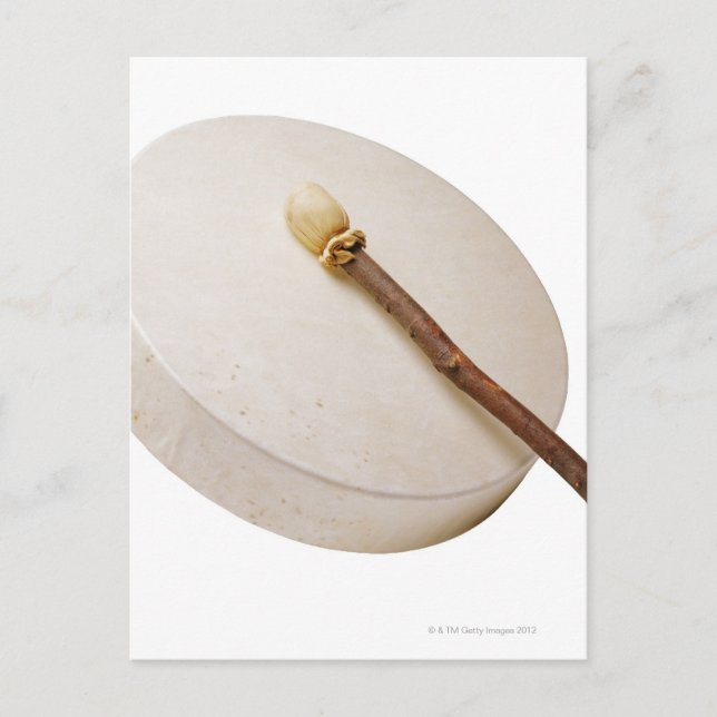 Native American Frame Drum Postcard (Front)