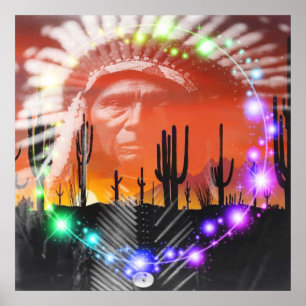 Native American Ghost Dance Poster