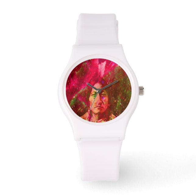 Native American Ghost of Sitting Bull Watch (Front)