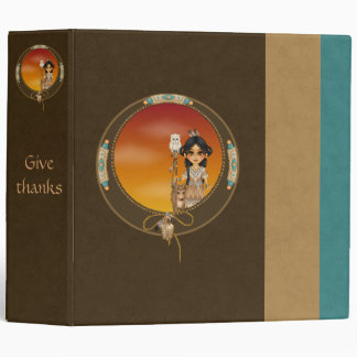 Native American Girl Binder
