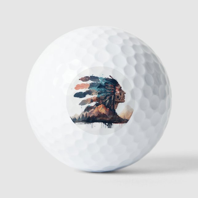 Native American Golf Balls (Front)