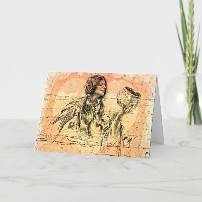 Native American Greeting Card.  Harrison Fisher's Card (Front)