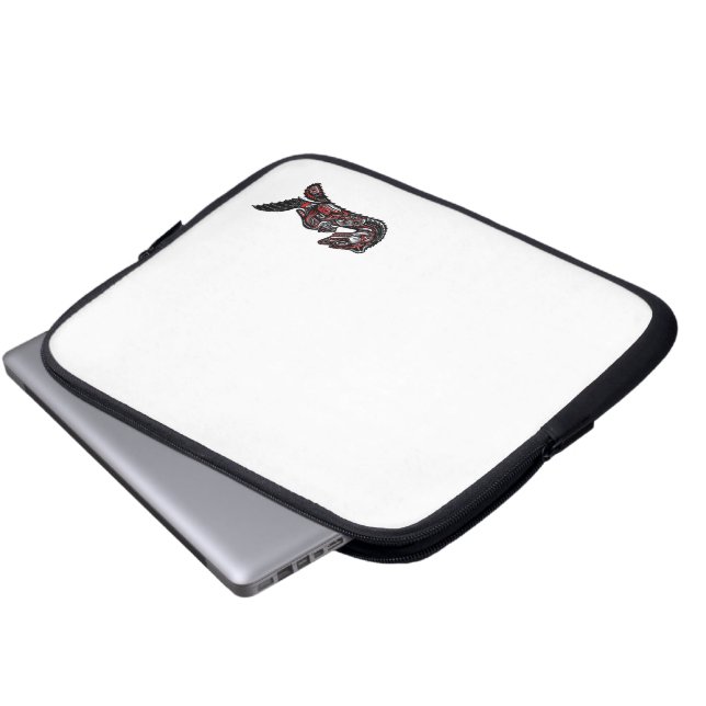 Native American Haida Otter Art Laptop Sleeve (Front Bottom)