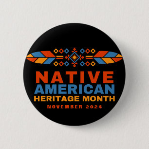 Native American Heritage Month 2025 2 Inch Round Button