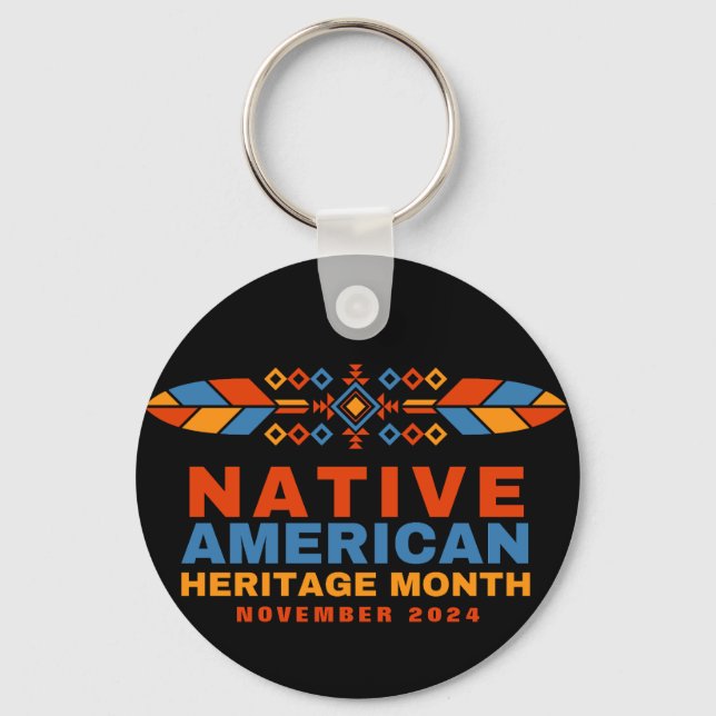 Native American Heritage Month 2025 Keychain (Front)
