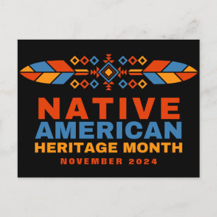 Native American Heritage Month 2025 Postcard