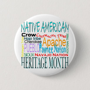 Native American Heritage Month 2 Inch Round Button