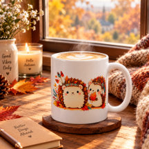 Native American Heritage Month Autumn Hedgehog Cof