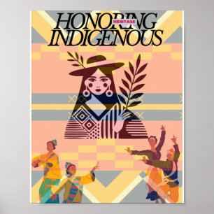 Native American Heritage Month Card Honour Nativ Poster