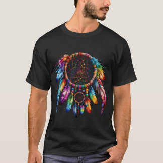 Native American Heritage Month Feather Dreamcatche T-Shirt