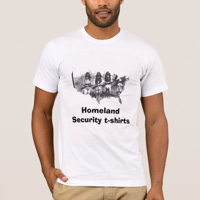 Native American Homeland Security T-shirts (Front)