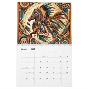 Native American Horse Calendar