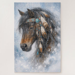 Native American Horse - Puzzle
