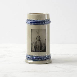 Native American Icon: Lakota Leader Sitting Bull   Beer Stein