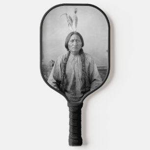 Native American Icon: Lakota Leader Sitting Bull   Pickleball Paddle