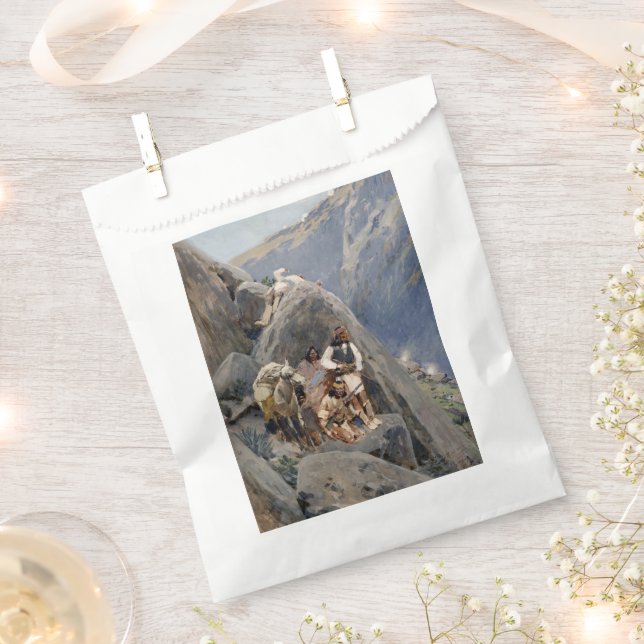 Native American Icons: Apache Warriors, US Cavalry Favour Bag (Clipped)