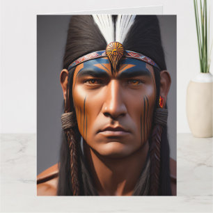 NATIVE AMERICAN INDIAN BLANK CARDS