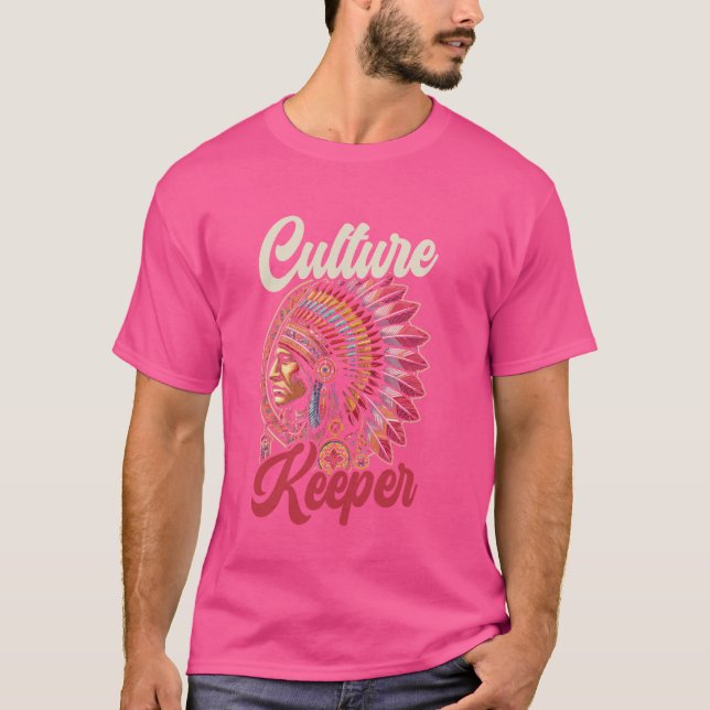 Native American Indian Cherokee Apache Tribe Indig T-Shirt (Front)