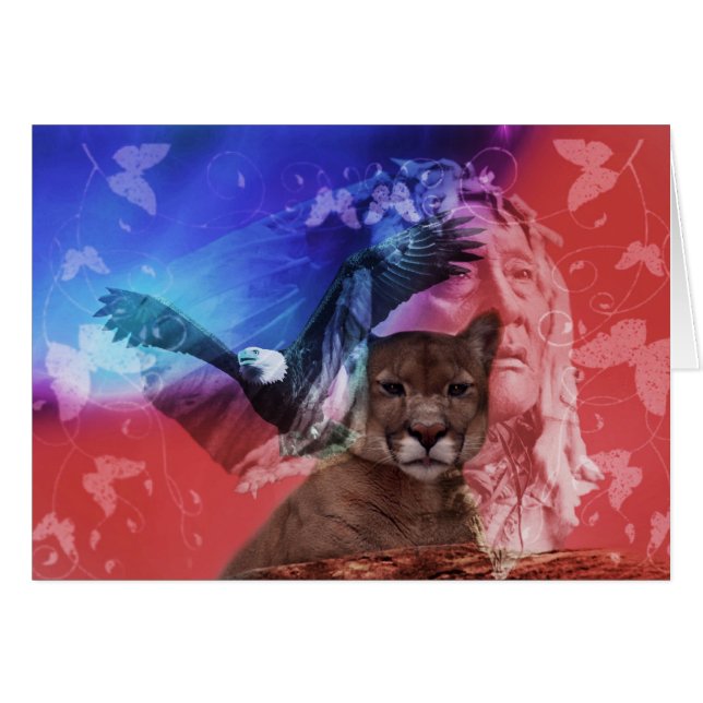 Native American Indian Chief (Front Horizontal)